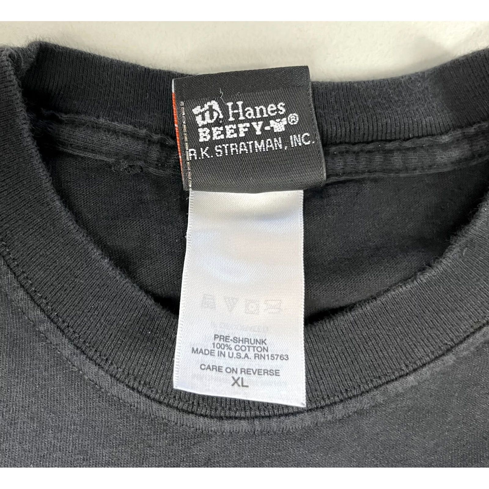 Harley Davidson Vintage Harley Davidson 100 Years T-Shirt R.K. Stratman Made in USA - XL Size - Black Size US XL / EU 56 / 4 - 7 Thumbnail