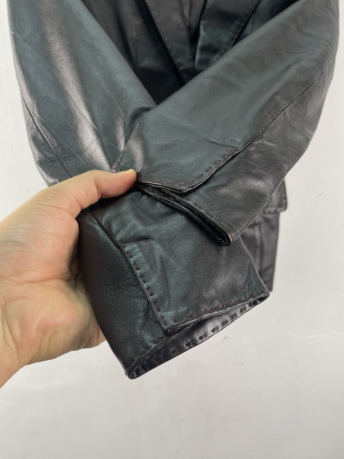Balmain Vintage Balmain Sheepskin Coat Leather Jacket Size US S / EU 44-46 / 1 - 4 Thumbnail