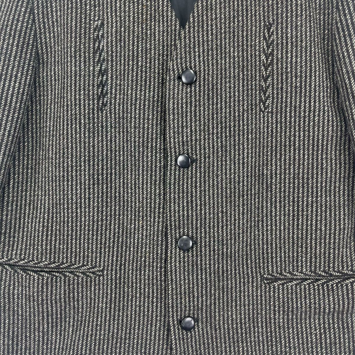 Comme des Garcons Homme Striped Wool Jacket Size US M / EU 48-50 / 2 - 7 Thumbnail