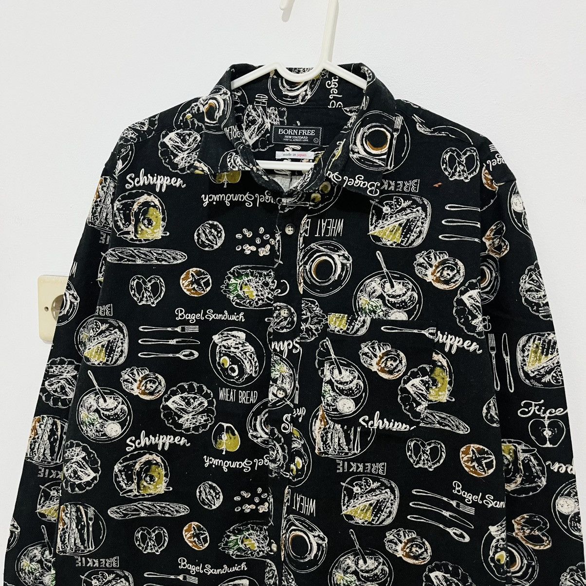 Japanese Brand Born Free Pattern Botton Up Shirt Size US L / EU 52-54 / 3 - 2 Thumbnail