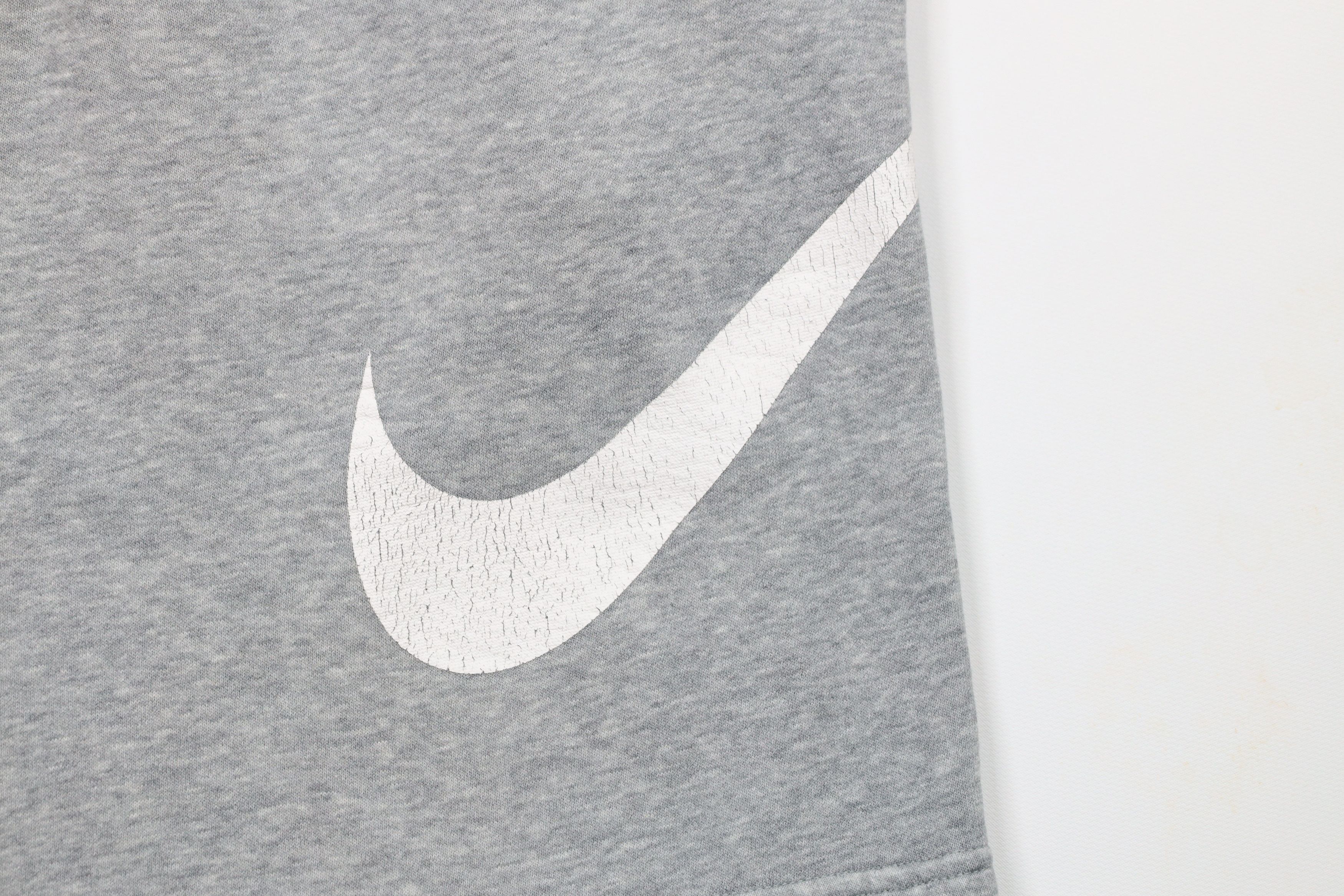 Nike × Vintage Vintage Nike Big Swoosh Logo Above Knee Sweatpants Shorts Size US 32 / EU 48 - 5 Thumbnail