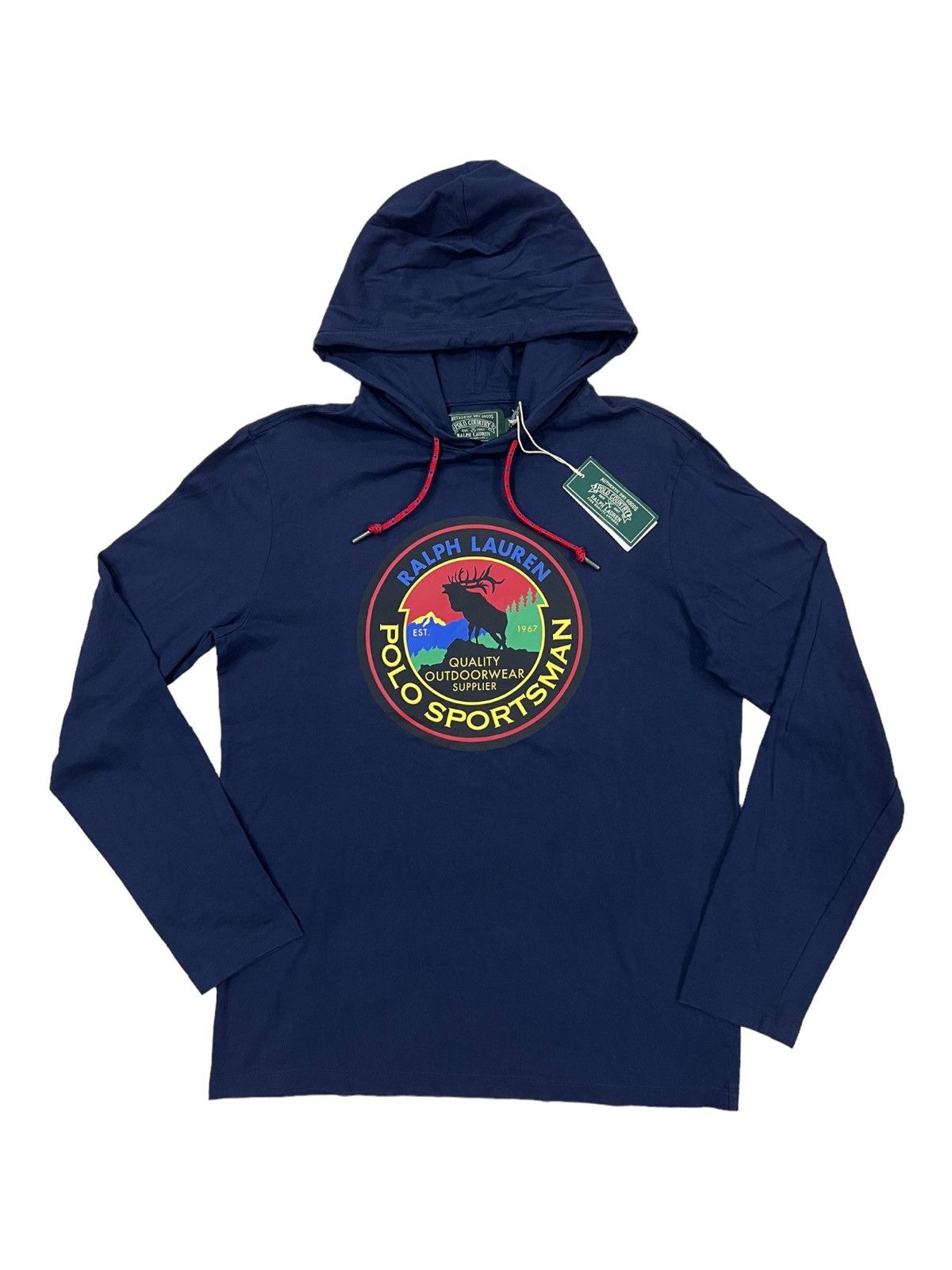 Lo Life × Polo Ralph Lauren × Ralph Lauren Sport RARE NWT Polo Sportsman Ralph Lauren Pullover Hoodie Shirt Size US S / EU 44-46 / 1 - 2 Thumbnail