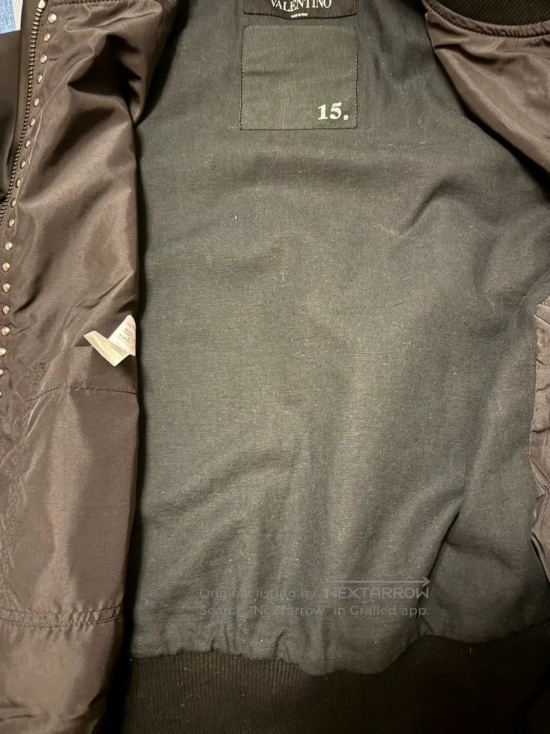Valentino Valentino Nylon studded bomber jacket jacket Size US XS / EU 42 / 0 - 5 Thumbnail