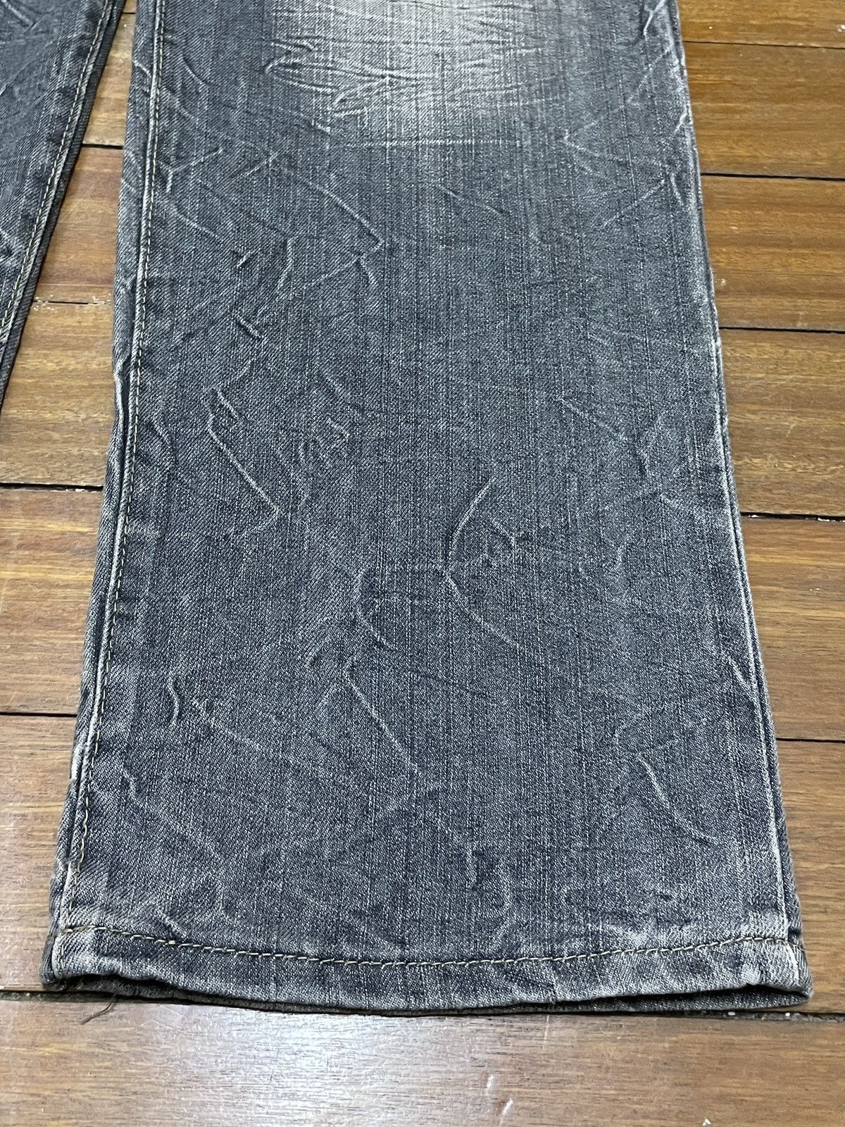 14th Addiction × Japanese Brand × Le Grande Bleu (L.G.B.) Rare Design Vintage Japanese Brand Dermson Jeans 2000s Size US 33 - 6 Thumbnail
