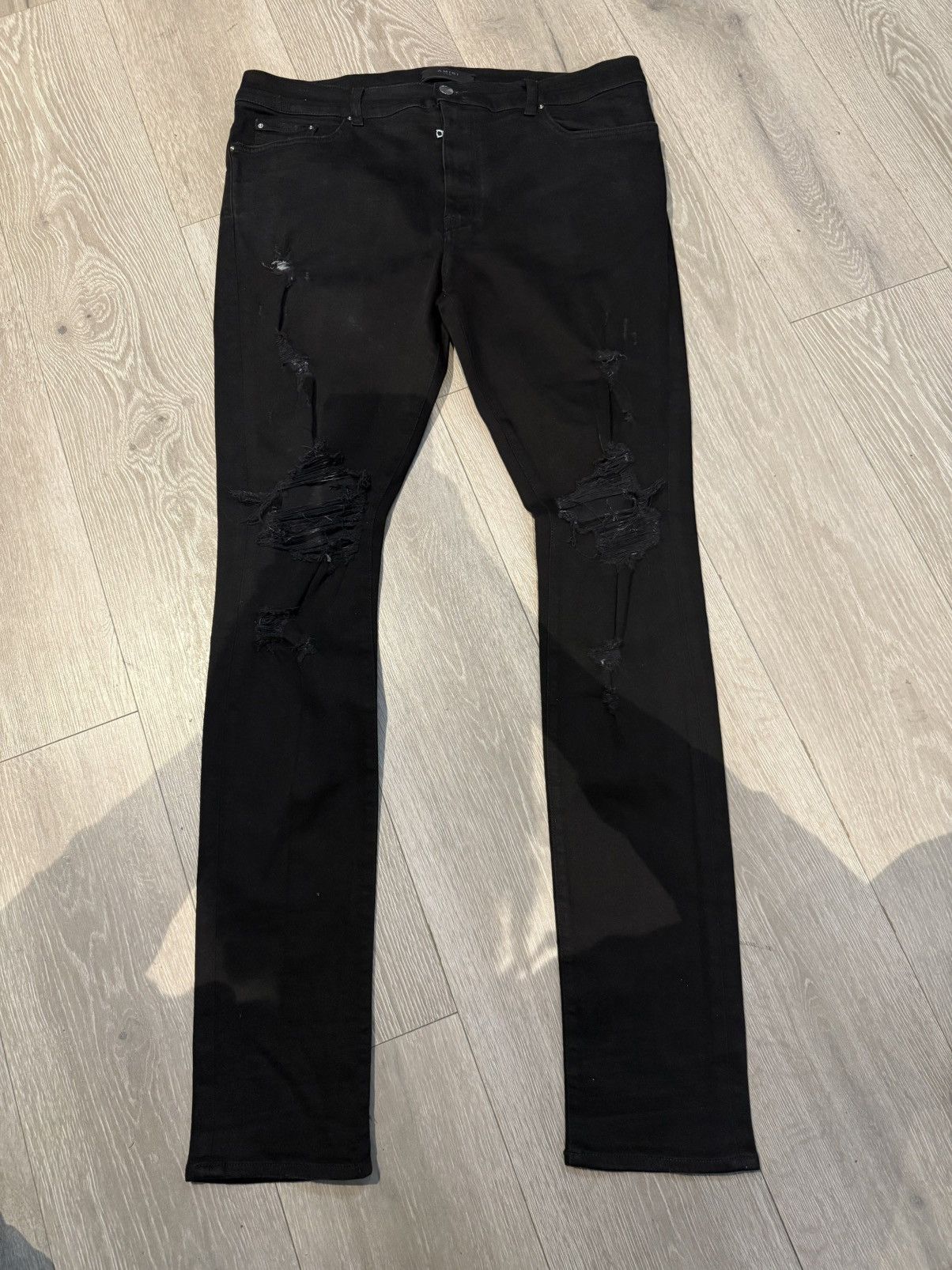 Amiri Super clean Black Amiri Plain Jane Jeans Size US 38 / EU 54 - 1 Thumbnail