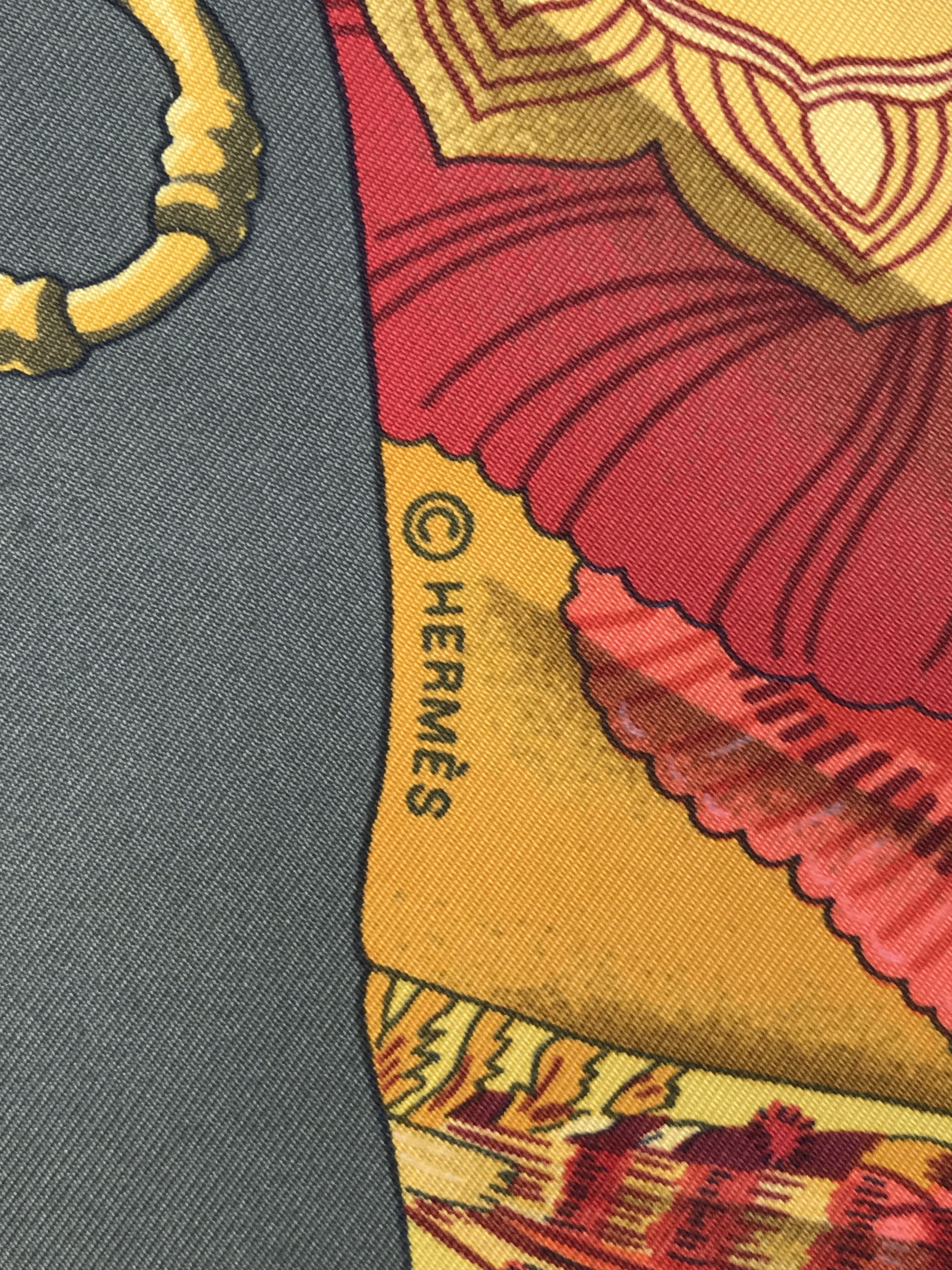 Hermes × Hypebeast × Vintage Hermes Scarf SOLEIL DE SOIE 90cm Silk Carre Foulard Size ONE SIZE - 8 Thumbnail