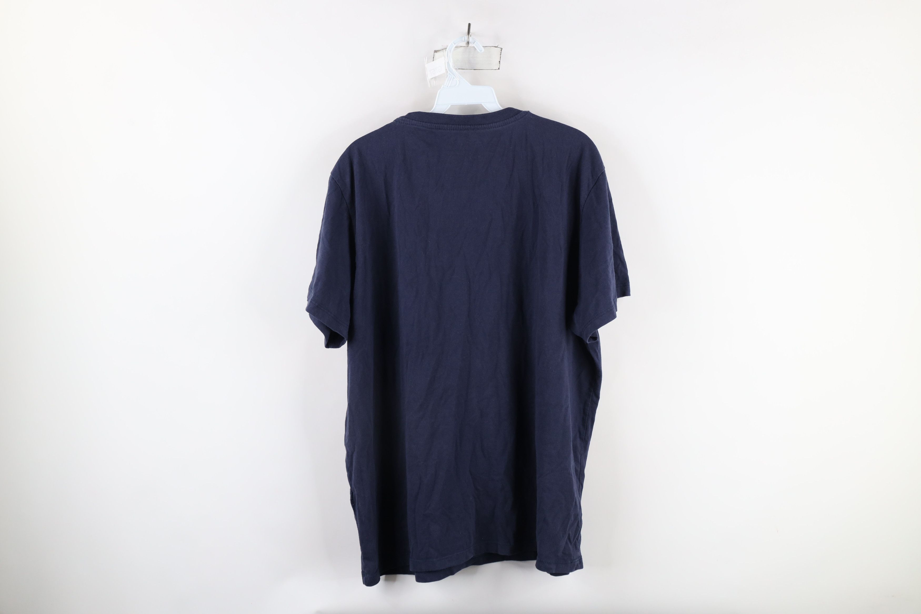 Ed Hardy × Vintage Vintage Ed Hardy Skull Beautiful Ghost T-Shirt Navy Blue Size US XL / EU 56 / 4 - 8 Thumbnail