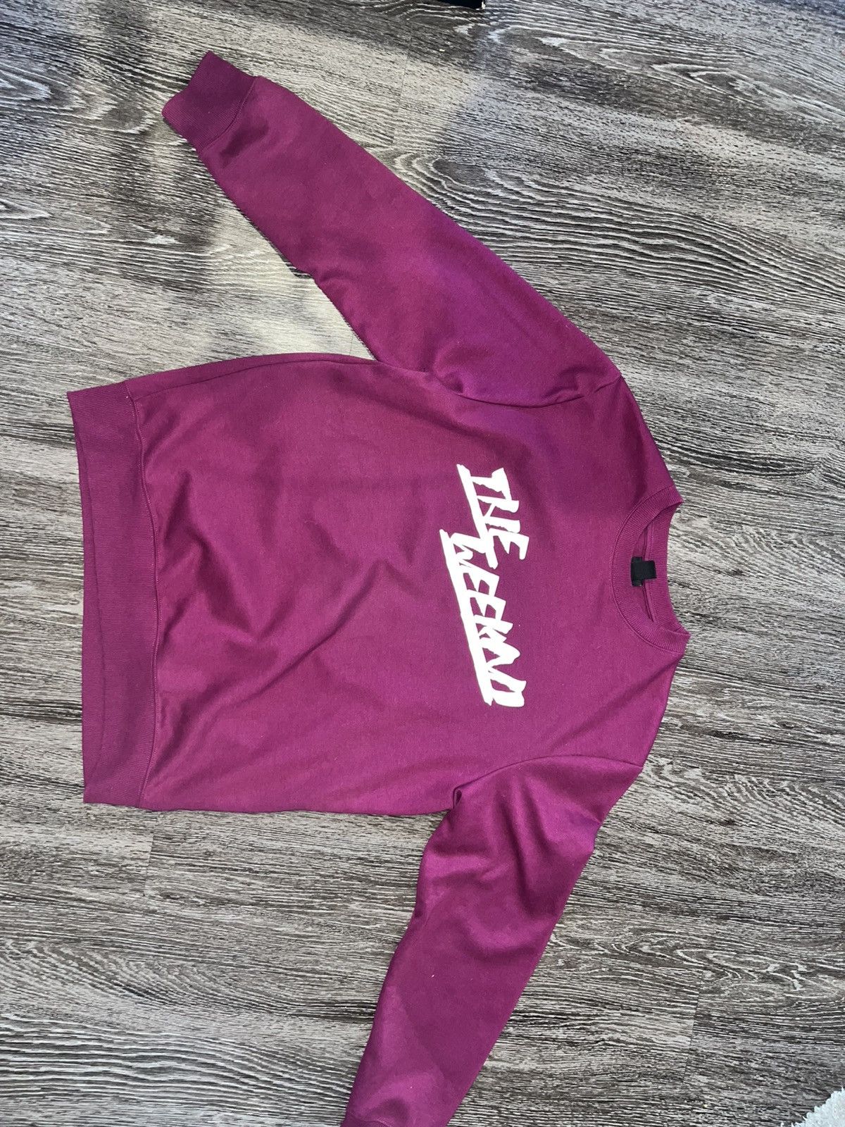 H&M × The Weeknd Rare The Weeknd x H&M "If It Ain’t XO" Maroon Sweatshirt - M Size US M / EU 48-50 / 2 - 1 Thumbnail