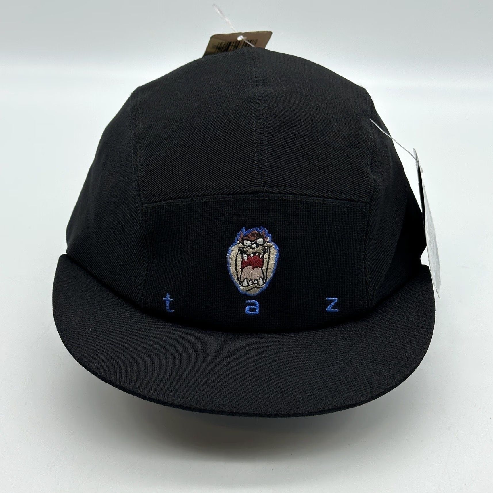 Vintage VINTAGE Warner Bros. Hat Cap 5 Panel Strap Back Black Taz 90s Cartoon 5 Panel NWT Mens Hat Size ONE SIZE - 2 Thumbnail