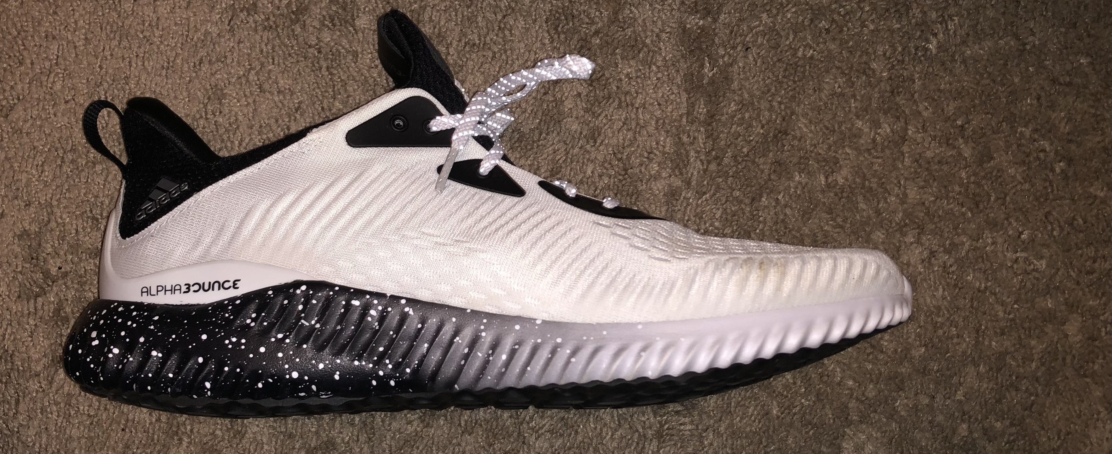 Adidas Adidas Alphabounce 1 white and black Mens Sz 13 Size US 13 / EU 46 - 9 Thumbnail
