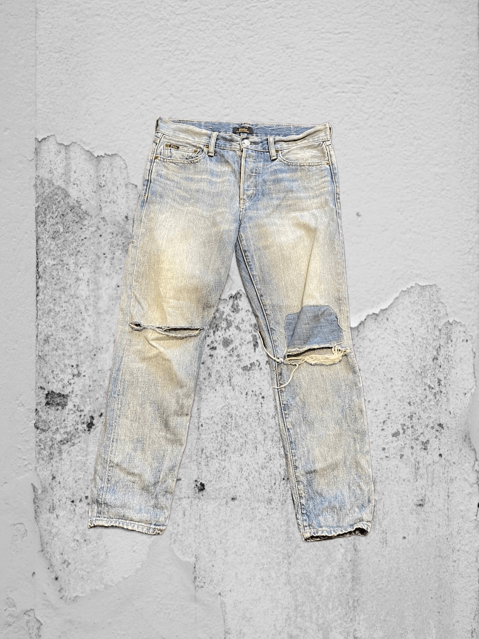 Polo Ralph Lauren POLO RALPH LAUREN SLIM FIT DISTRESSED JEANS Size US 32 / EU 48 - 1 Thumbnail