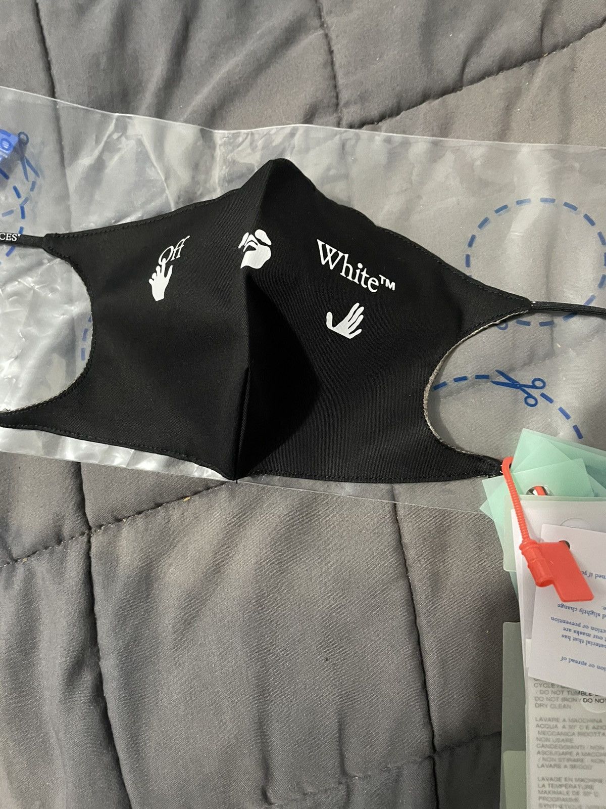 Off-White The Off White Logo printed Mask Size ONE SIZE - 1 Thumbnail