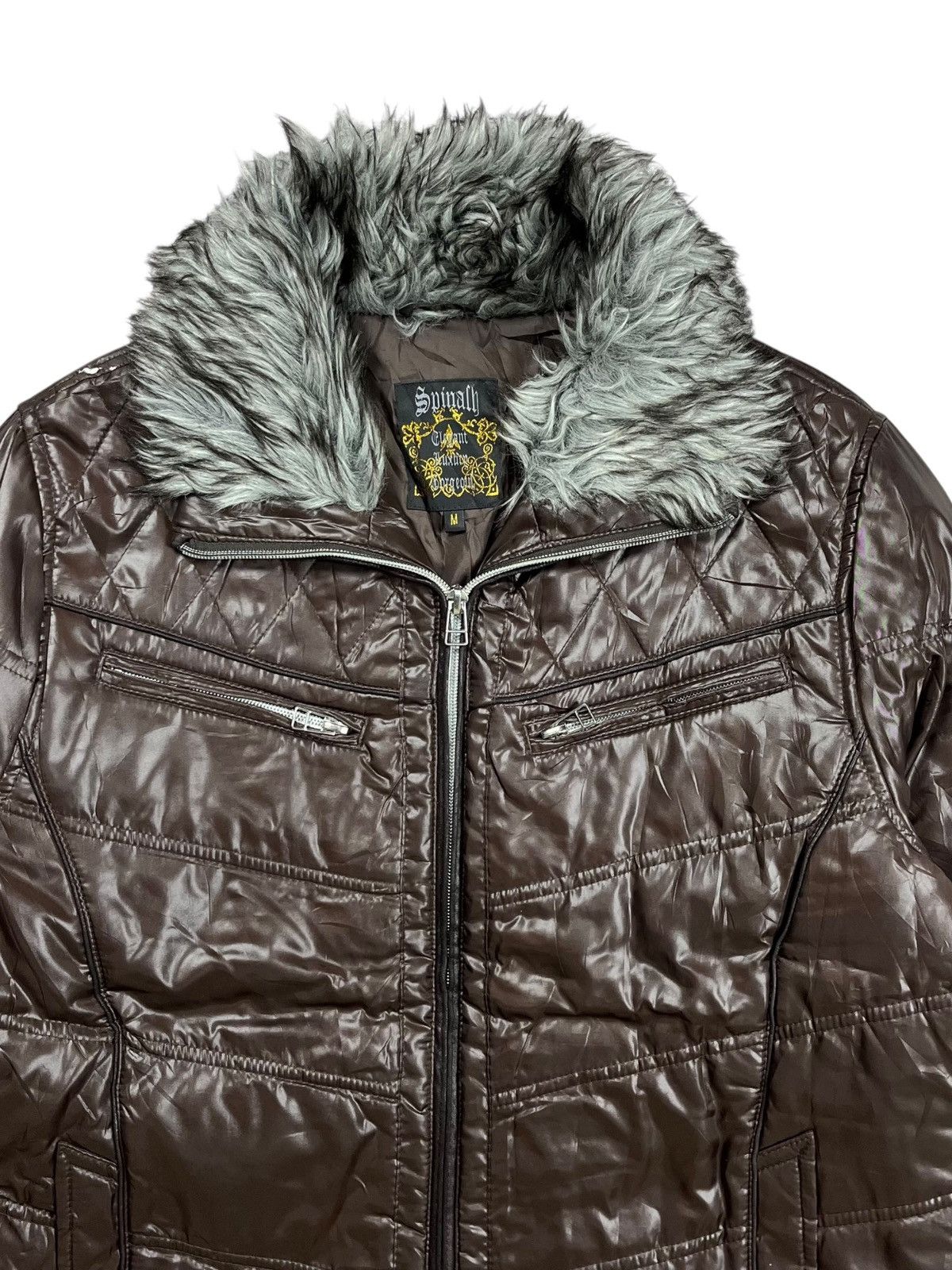 Tornado Mart 2000s Spinach - Trim Fur Vkei Style Jacket Size US L / EU 52-54 / 3 - 5 Thumbnail
