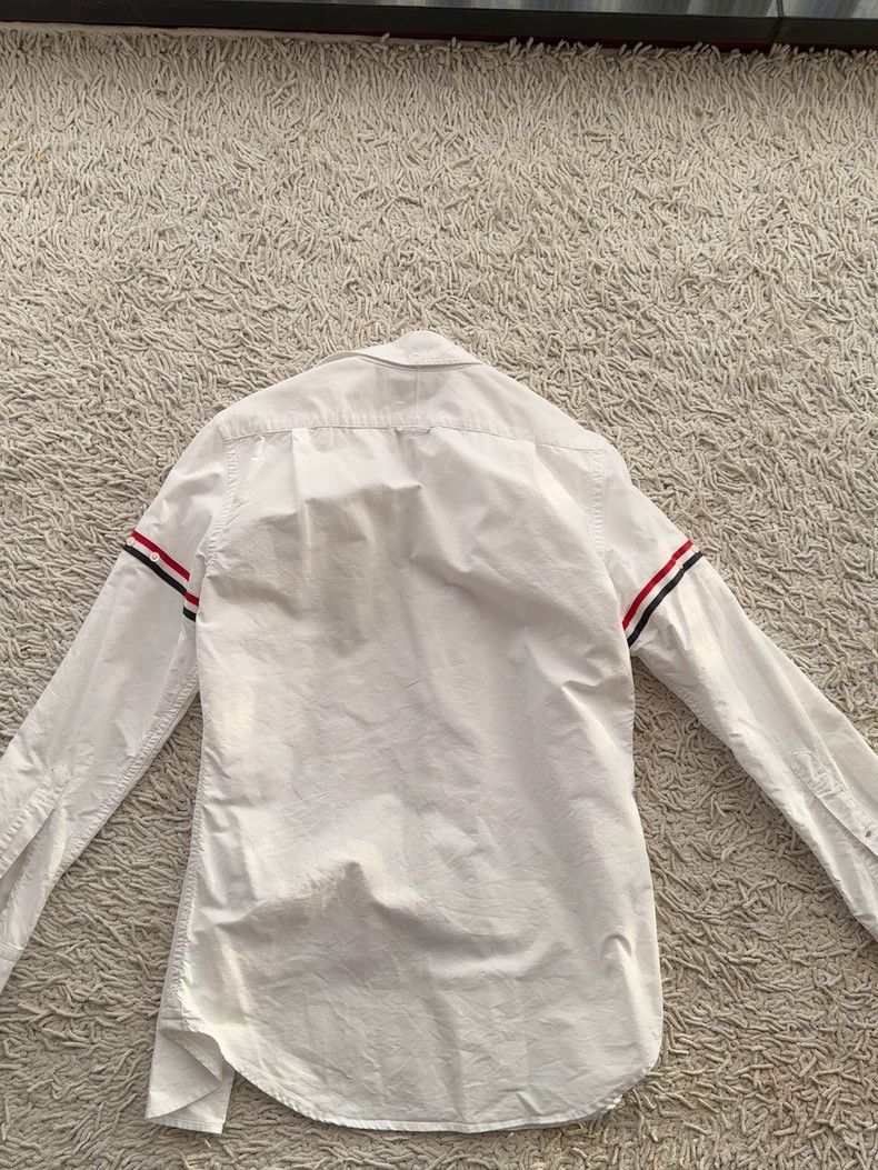 Thom Browne Thom browne White classic long-sleeved Oxford shirt 2503-Ne Size US M / EU 48-50 / 2 - 2 Thumbnail