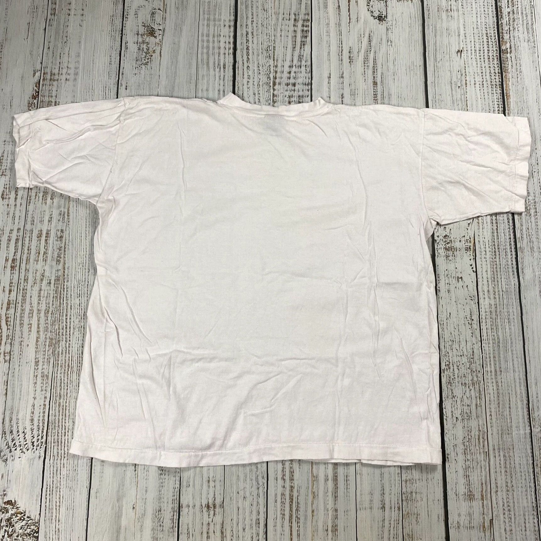 Vintage VINTAGE 90s NYC Times Square Tourist Logo T-Shirt Men Adult Large White Cotton Graphic Print Summer Size US L / EU 52-54 / 3 - 7 Thumbnail