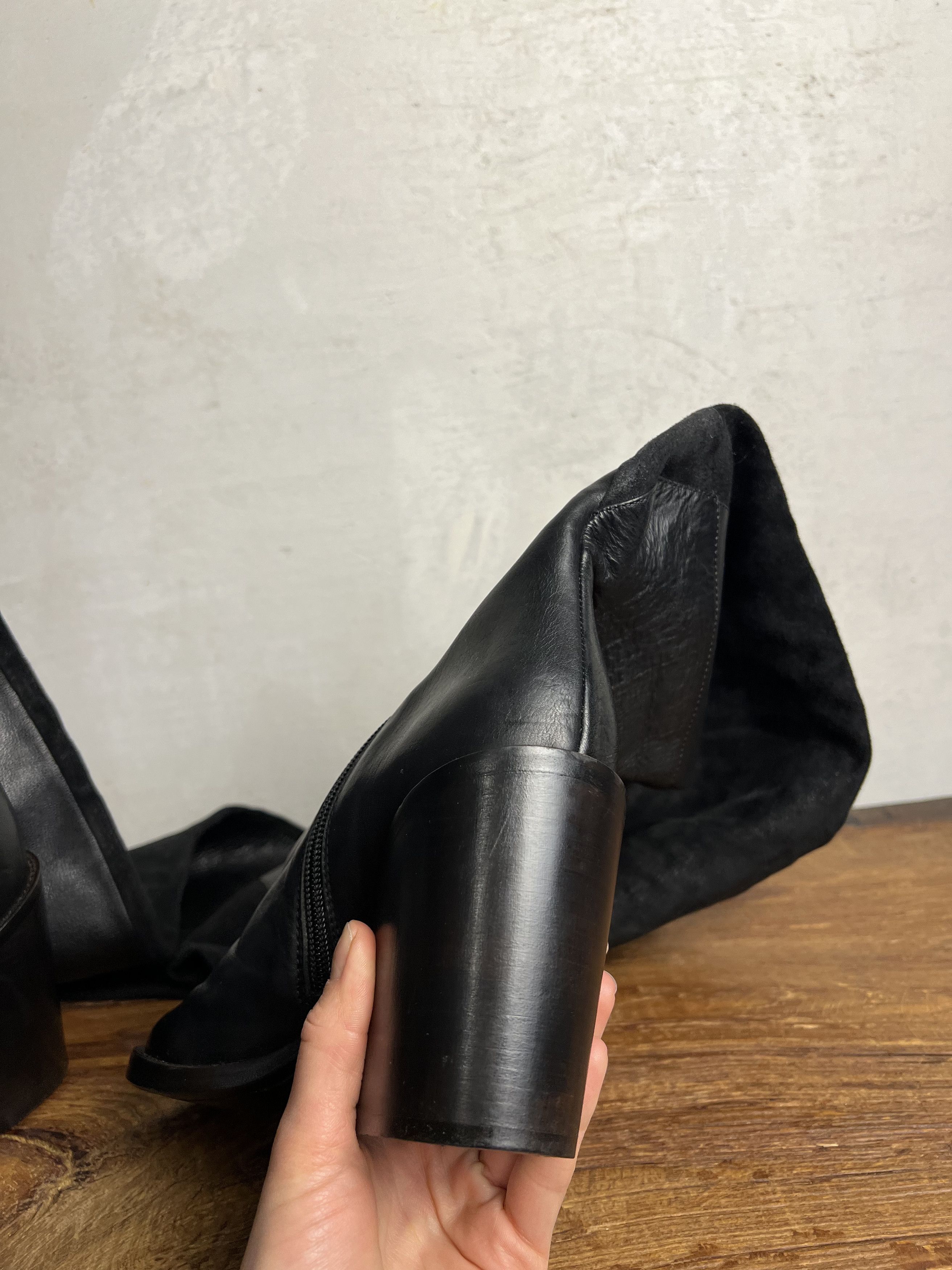 Haider Ackermann Haider Ackermann FW13 High Knee Deer Leather Boots Size US 9 / IT 39 - 13 Thumbnail