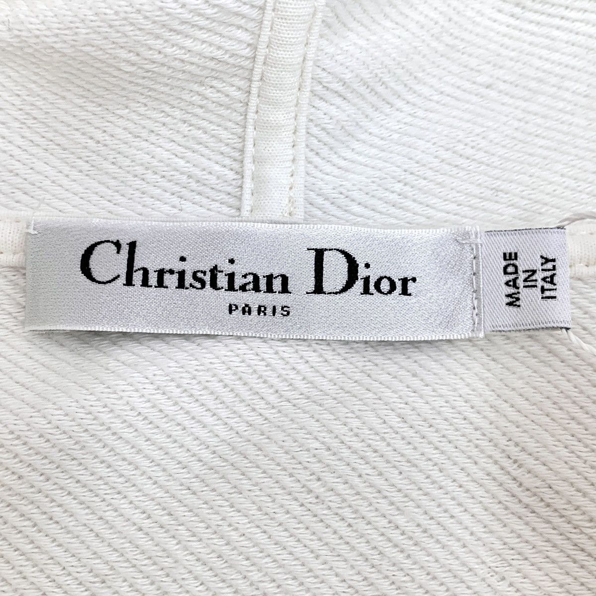 Dior Dior White Jungle Print Cotton Hooded Drawstring Sweatshirt Size M / US 6-8 / IT 42-44 - 6 Thumbnail