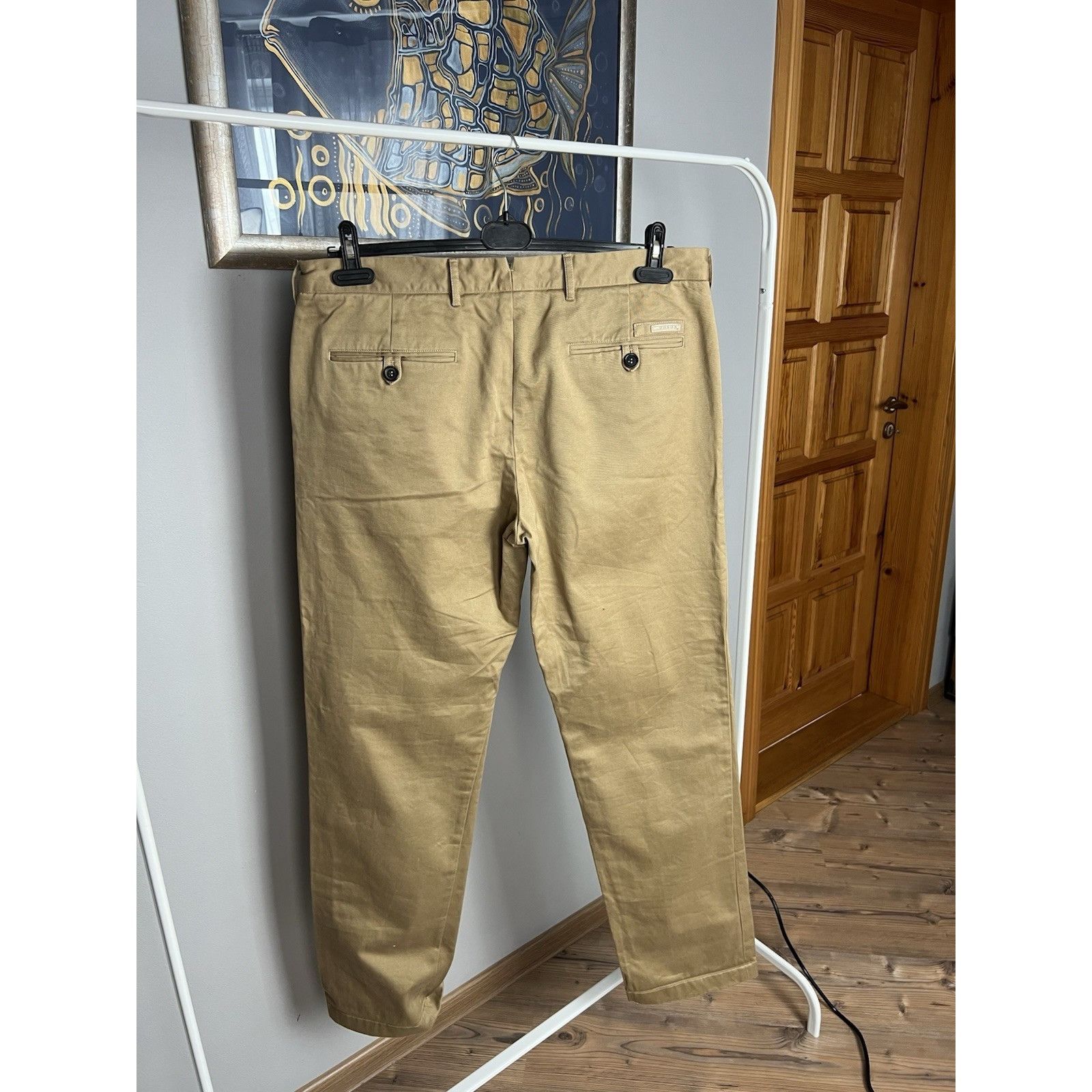 Prada Prada Milano Beige Tab Straight Chino Pants Size 54 Size US 38 / EU 54 - 8 Thumbnail