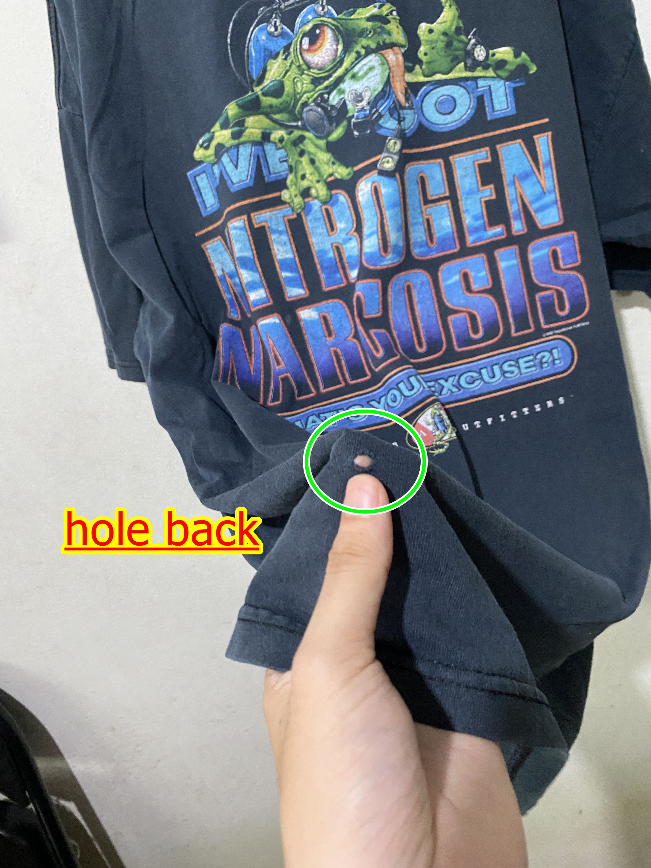 Vintage Vintage 2002 Nitrogen Narcosis Shirt Size US XL / EU 56 / 4 - 7 Thumbnail