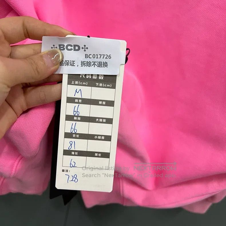 Balenciaga Balenciaga Pink Small Logo Hoodie Size US M / EU 48-50 / 2 - 5 Thumbnail
