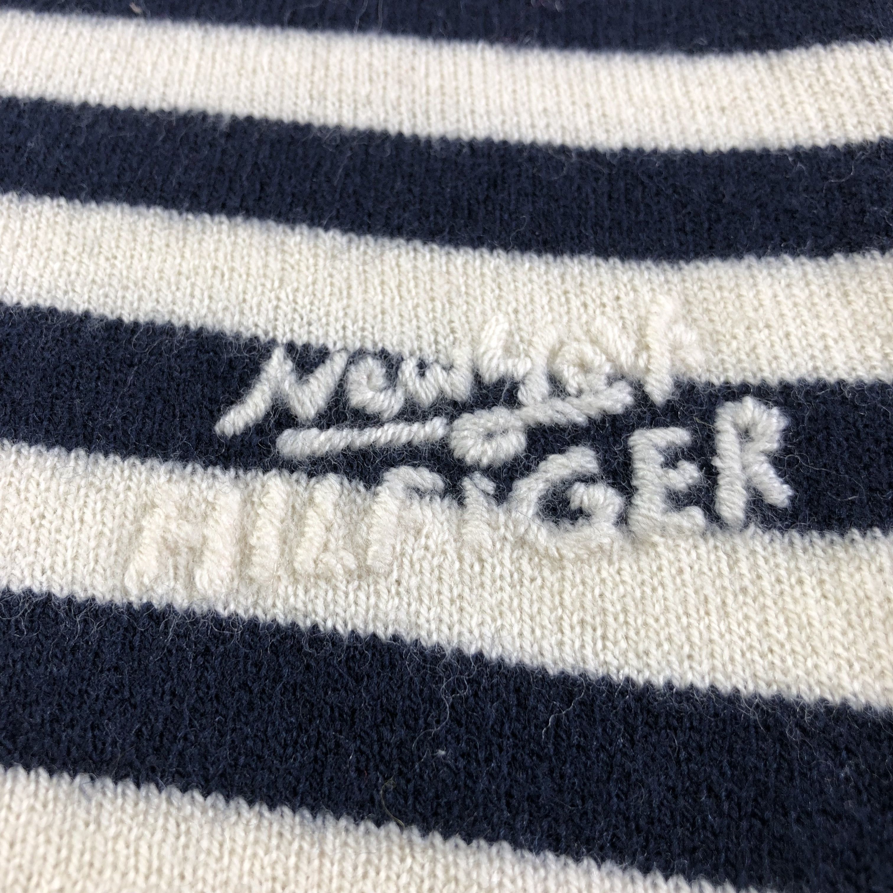Tommy Hilfiger Tommy Hilfiger Striped Wool Scarf Muffler V1269 Size ONE SIZE - 4 Thumbnail