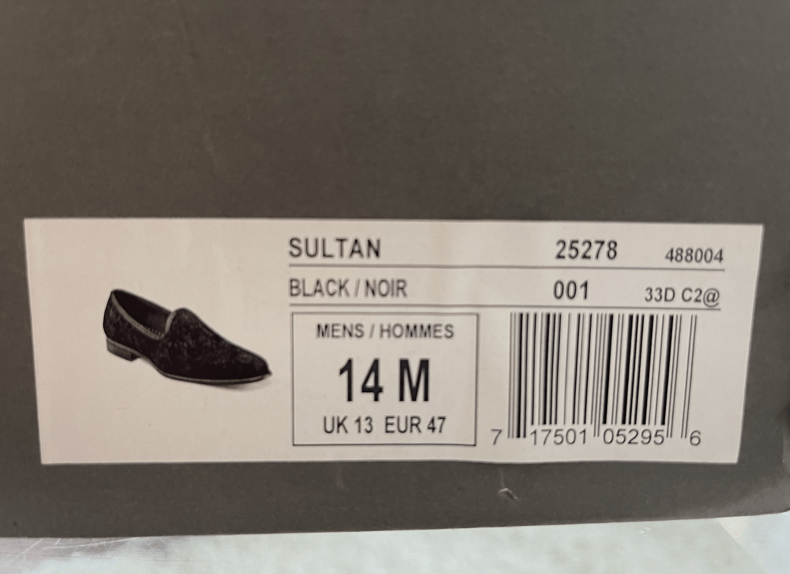 Stacy Adams Sultan Velour Slip On Size US 14 / EU 47 - 8 Thumbnail