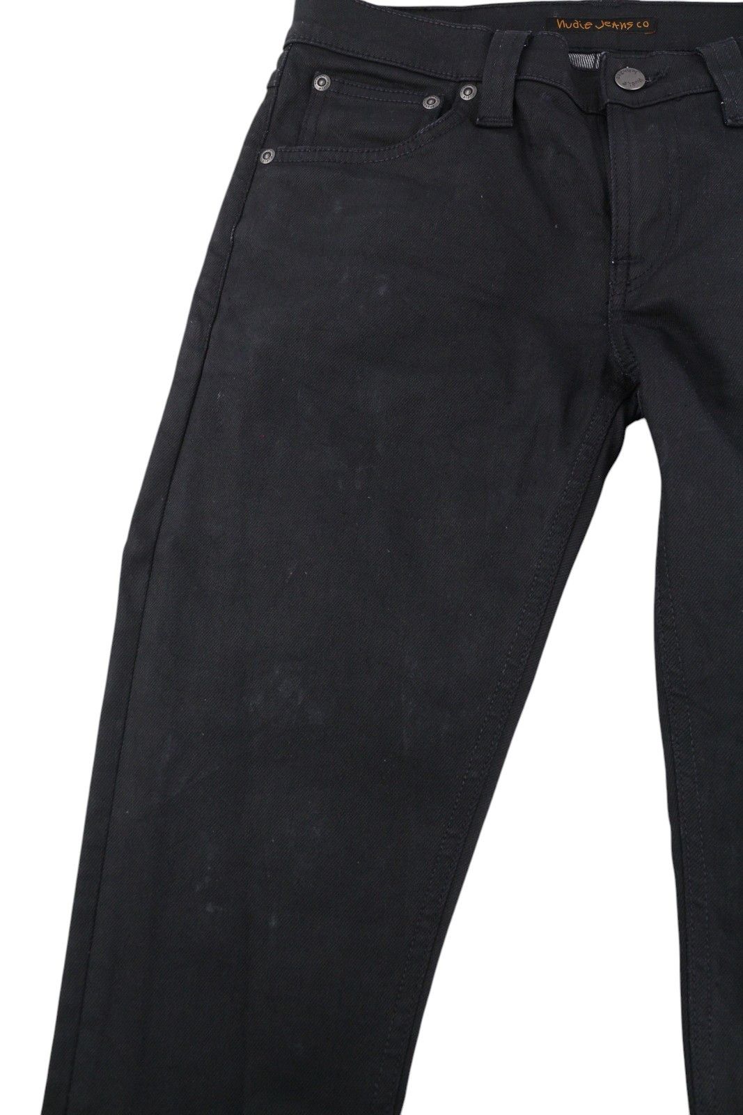 Nudie Jeans TIGHT LONG JOHN W28/L30 Throb Denim Coated Jeans 83639 Size US 28 / EU 44 - 8 Thumbnail