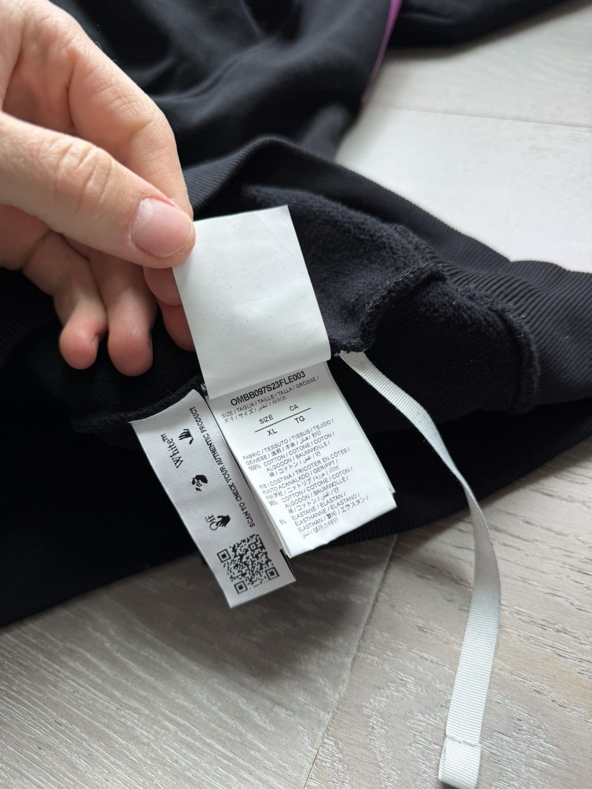 Off-White Off-White Caravaggio St. Fran Hoodie Sz XL Size US XL / EU 56 / 4 - 6 Thumbnail