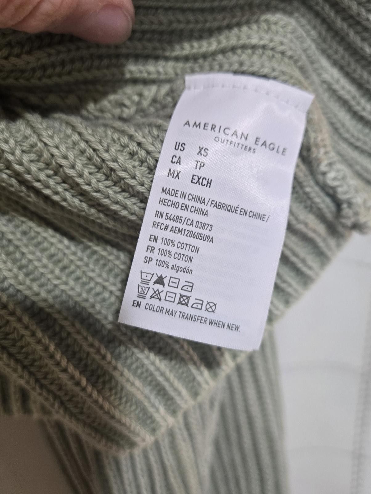 American Eagle Outfitters American Eagle Cropped Quarter Zip Size XS / US 0-2 / IT 36-38 - 2 Thumbnail