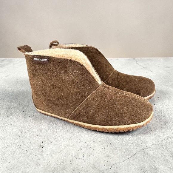 Minnetonka Minnetonka Tamson Men’s Shearling Lined Suede Boots Size US 8 / EU 41 - 3 Thumbnail