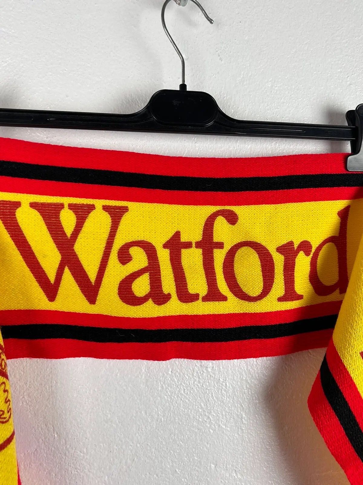 Vintage 90s Vintage Watford FC Soccer Football Fanwear Scarf Muffler Size ONE SIZE - 2 Thumbnail