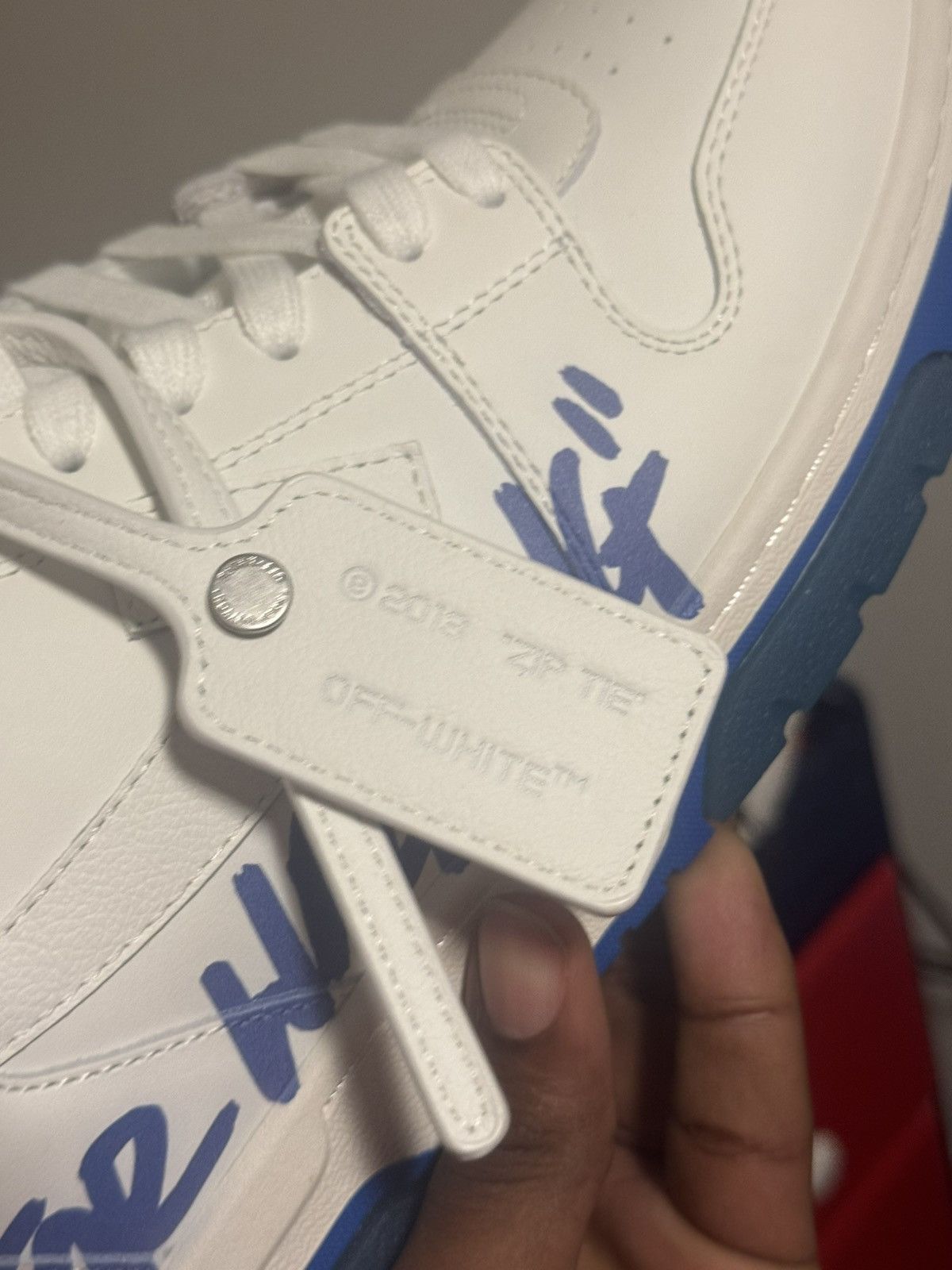 Off-White Off-White Out of Office 'For Walking - White Blue' Size US 10.5 / EU 43-44 - 2 Thumbnail