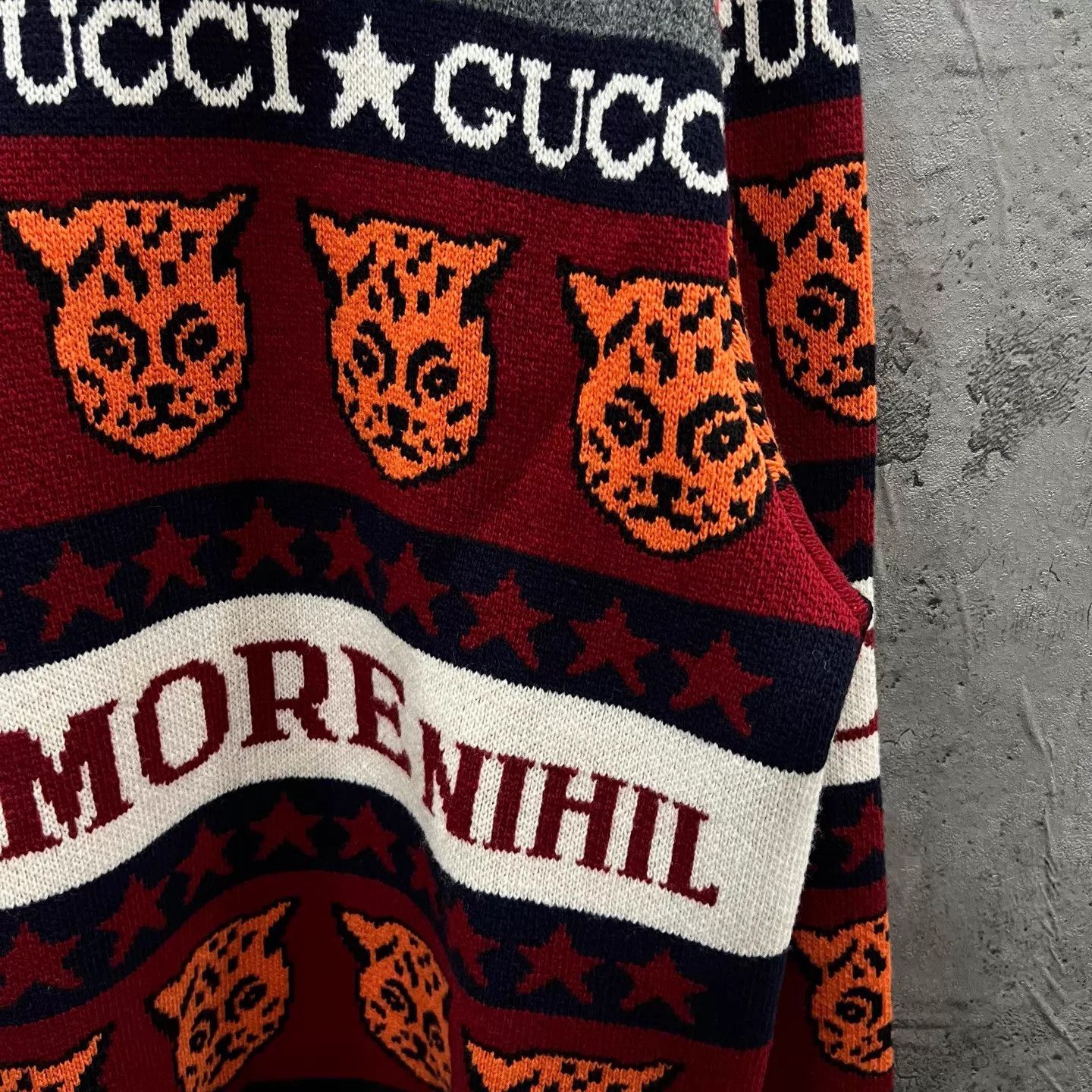 Gucci GUCCI Tiger Head Knit LS Sweater S New Size S / US 4 / IT 40 - 2 Thumbnail