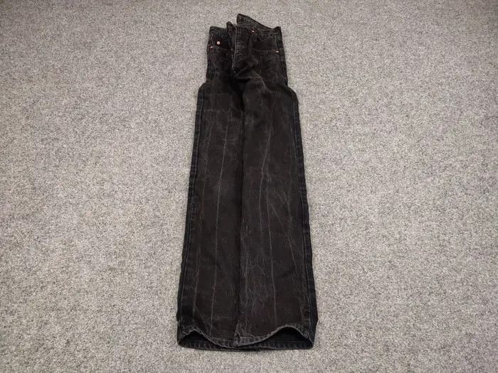 Levi's Vintage 90's Levis 615 fit Guide Faded Black Denim Jeans Size US 30 / EU 46 - 2 Thumbnail