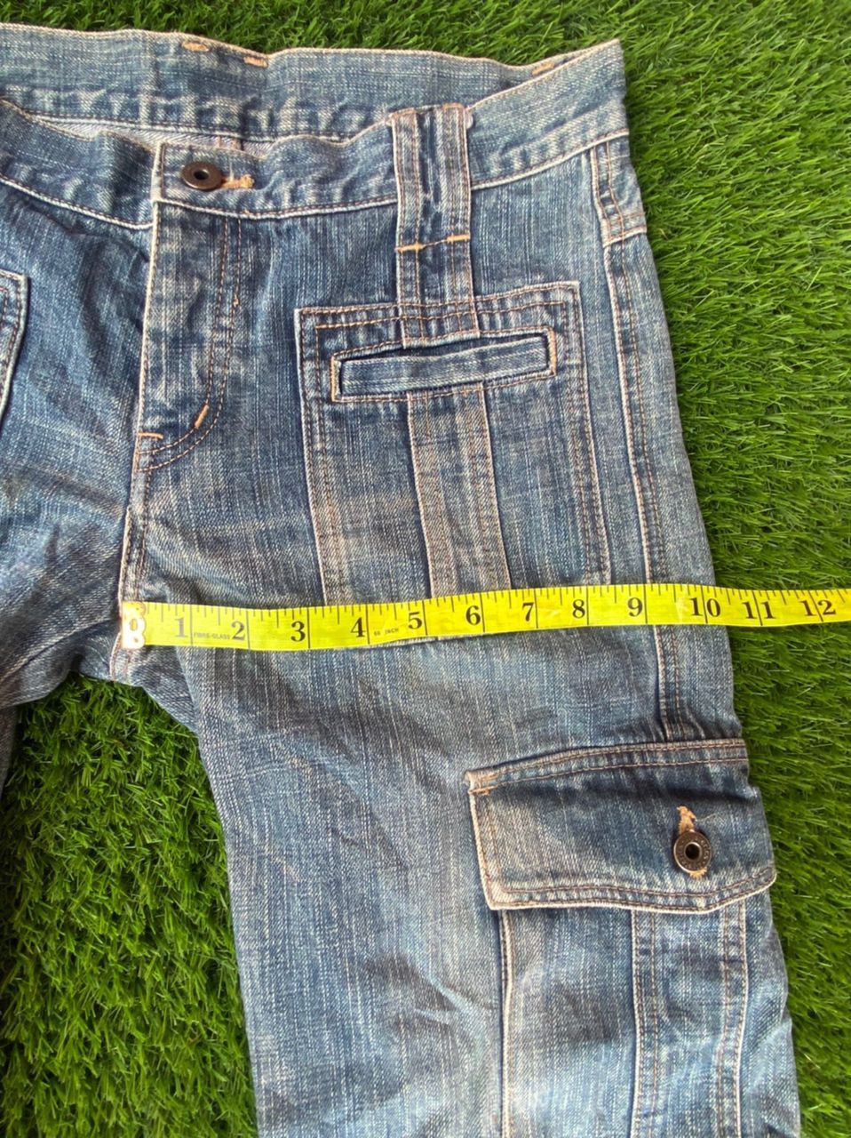 Hysteric Glamour × Japanese Brand Rare Hysteric Glamour Cargo Jogger Denim Pants Size US 31 - 10 Thumbnail