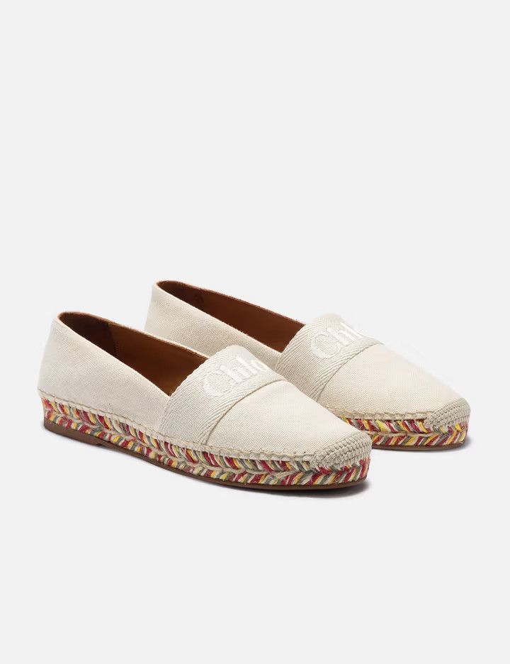 Chloe o1loc1c11125 Piia Flat Espadrillas in Perly Grey Size US 7 / IT 37 - 4 Thumbnail