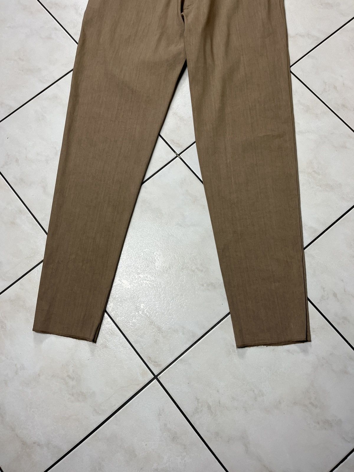 Damir Doma × Designer Damir Doma linen drop crotch pants asymmetric Size US 34 / EU 50 - 4 Thumbnail