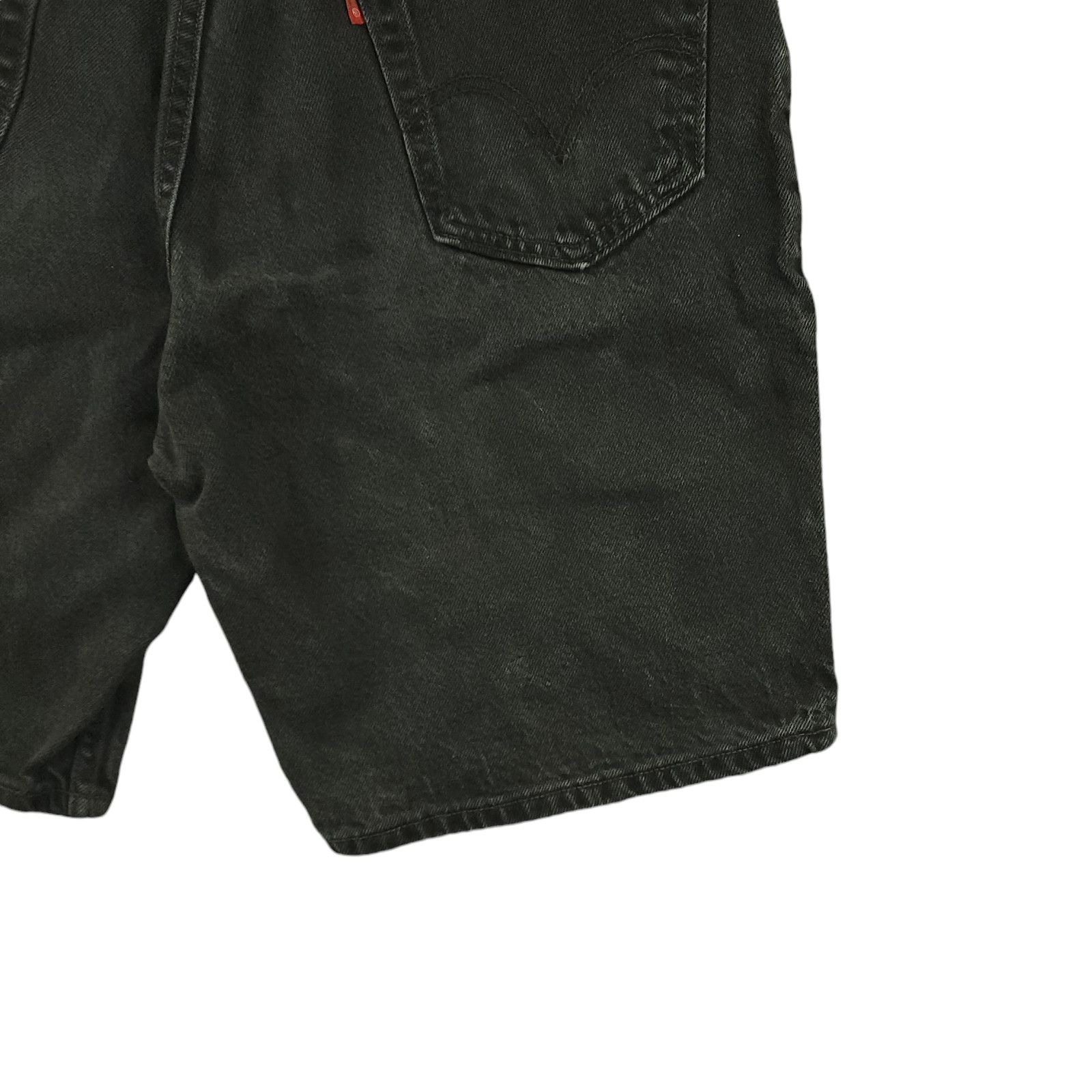 Levi's × Vintage Levis 505 Vtg Y2K Regular Fit Bermuda Faded Black 20" 36 Size US 36 / EU 52 - 11 Thumbnail