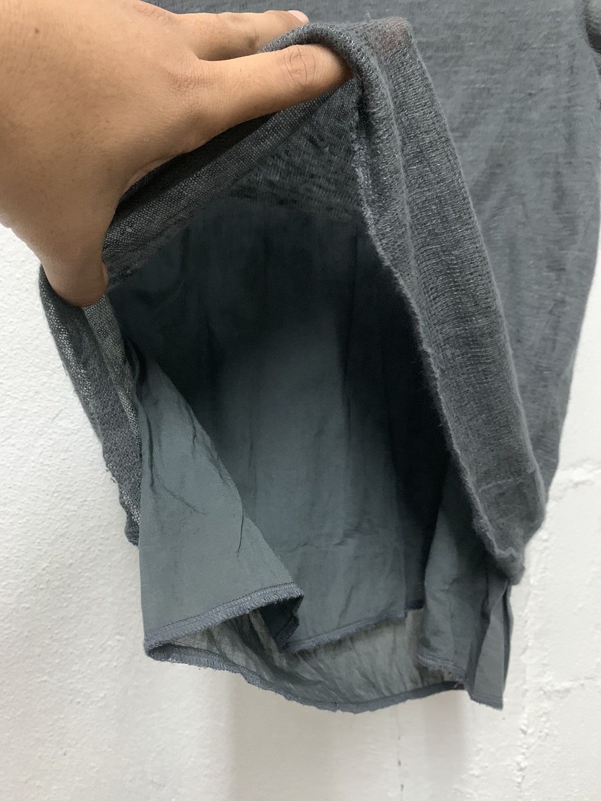 Yohji Yamamoto Yohji Yamamoto Women Layered T-shirt Size XS / US 0-2 / IT 36-38 - 7 Thumbnail