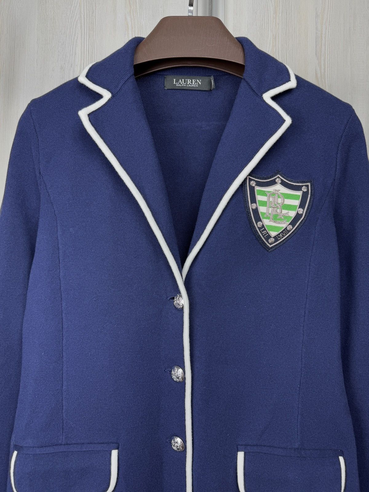 Lauren Ralph Lauren Lauren Ralph Lauren Black Label Combed knitted Blazer Crest Size M / US 6-8 / IT 42-44 - 3 Thumbnail
