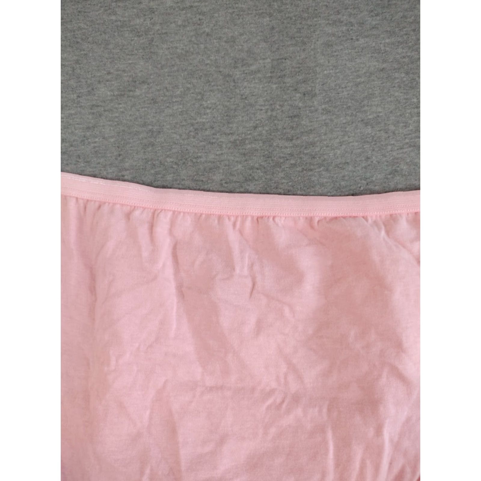 Vintage JUST MY SIZE Briefs Women 100% Cotton Pink Size 12, Moisture Wicking, Mid Rise, Regular, 1 Pack Size ONE SIZE - 3 Thumbnail