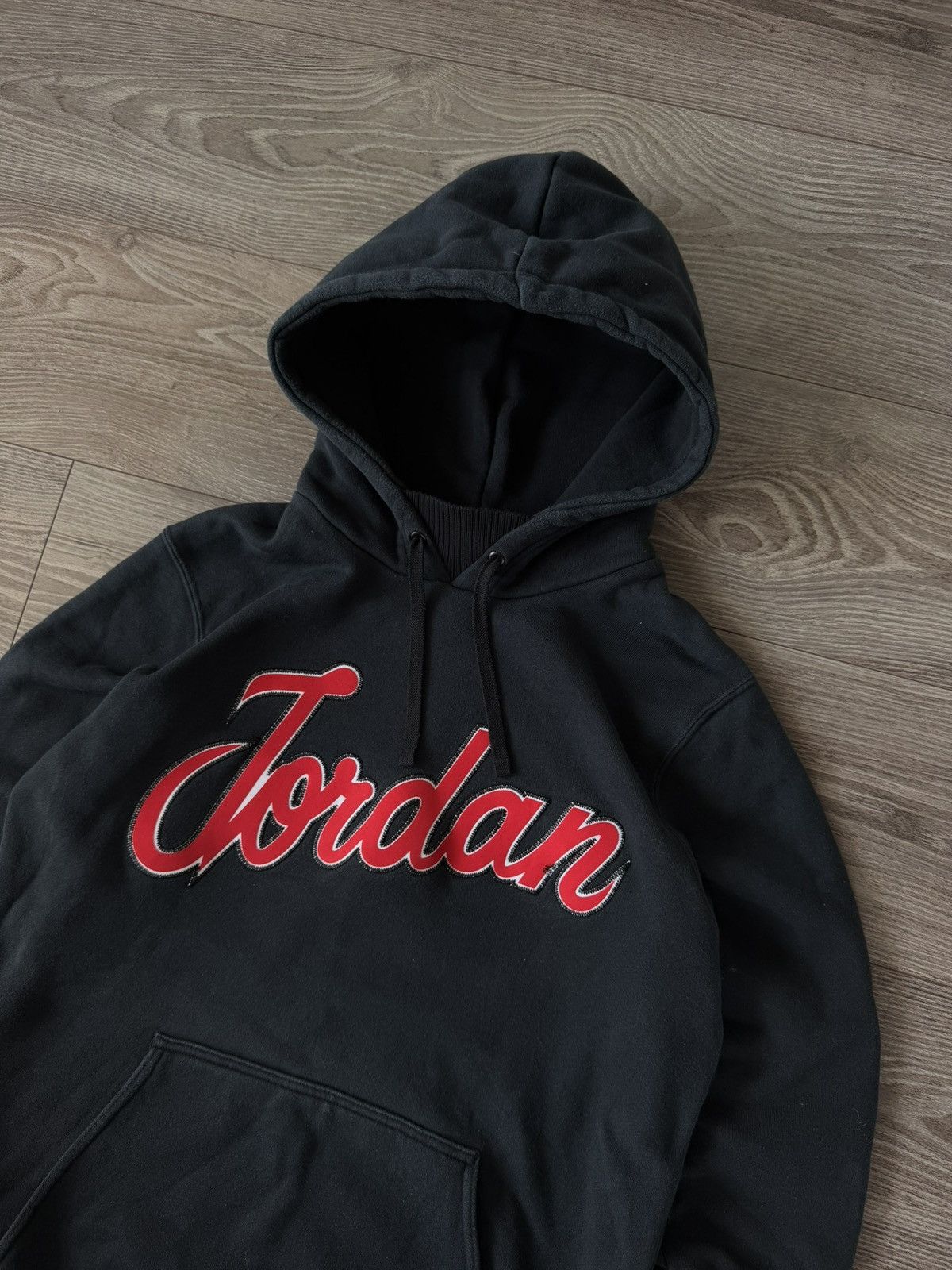 Jordan Brand Nike Air Jordan Big Logo Vintage 90s Hoodie Size US L / EU 52-54 / 3 - 8 Thumbnail