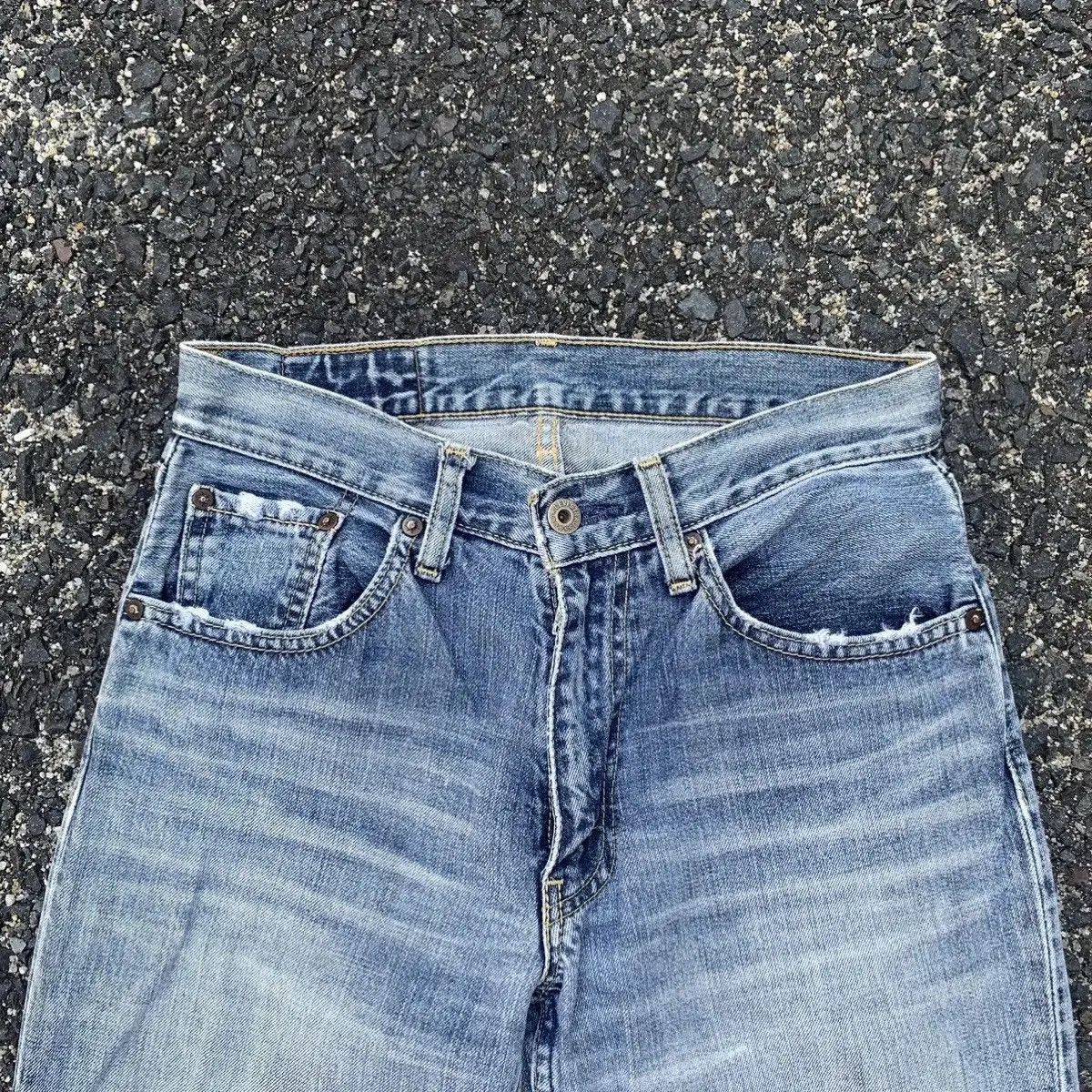 Levi's Levi’s Distressed Denim Levis 502 Jeans Ripped Pants Size US 28 / EU 44 - 2 Thumbnail