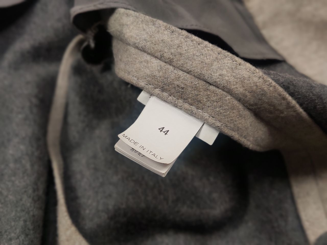 Brunello Cucinelli Brunello Cucinelli Wool Cashmere Blend Beige Coat Mid Jacket Size M / US 6-8 / IT 42-44 - 15 Thumbnail