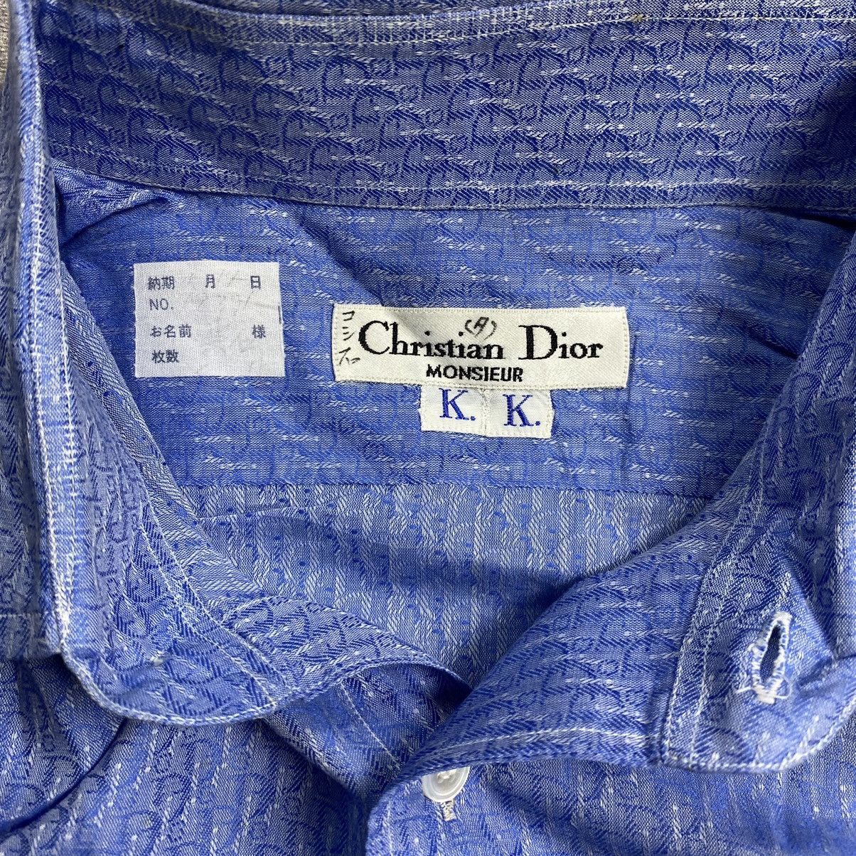 Christian Dior Monsieur vintage 90s Christian dior monsieur monogram button shirt Size US M / EU 48-50 / 2 - 8 Thumbnail