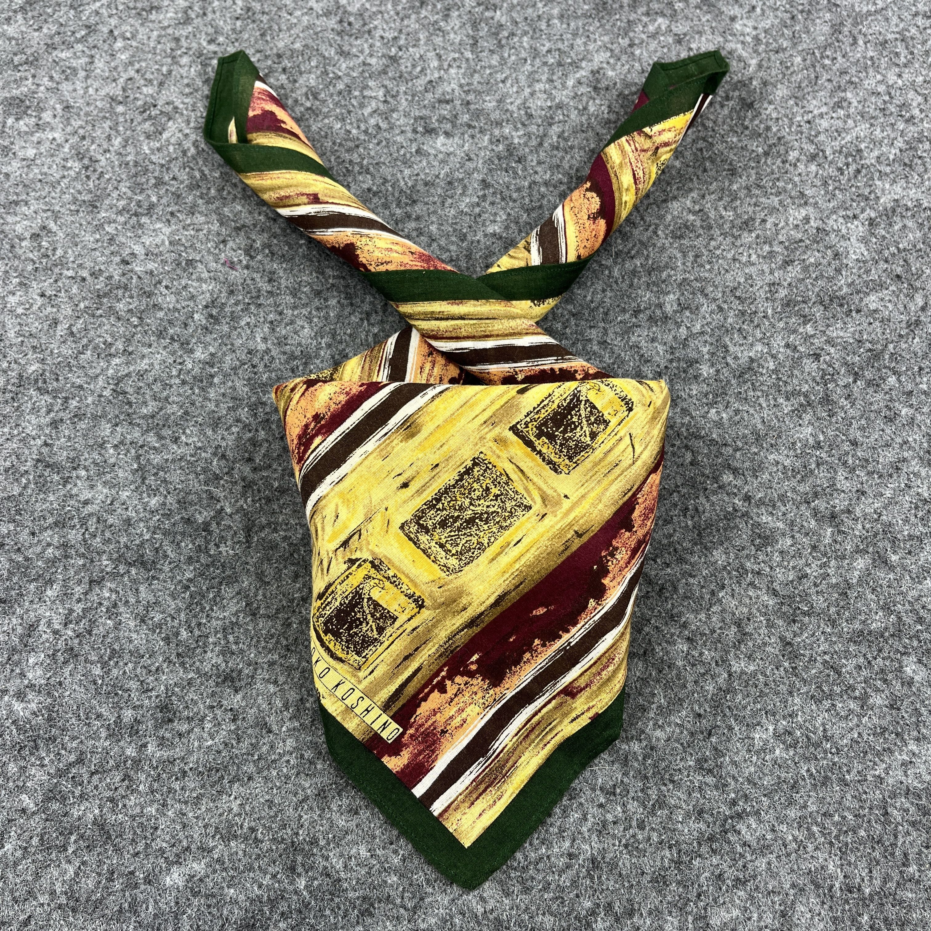 Hiroko Koshino Homme Hiroko Koshino Handkerchief / Bandana / Neckerchief B620 Size ONE SIZE - 8 Thumbnail