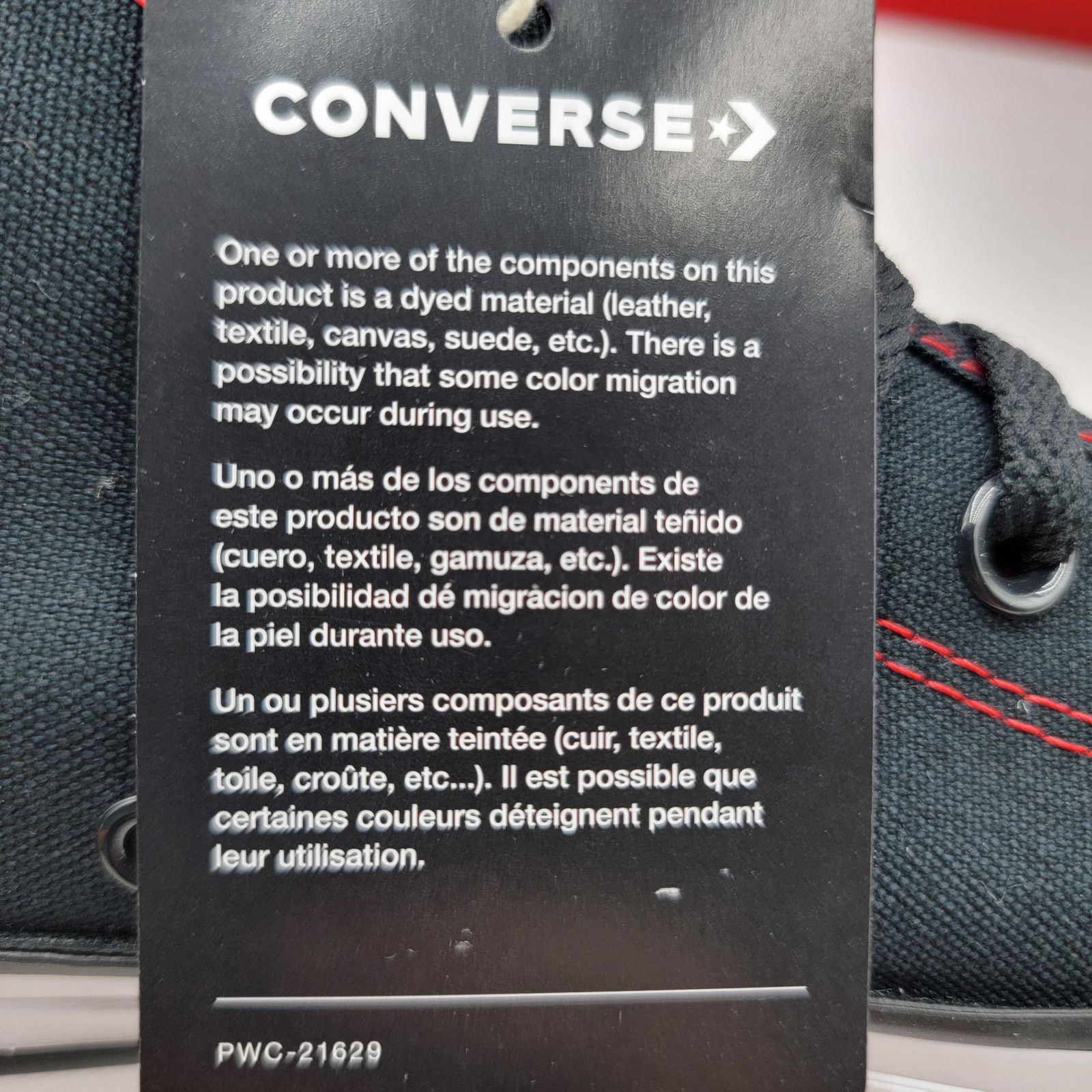 Converse Converse By You CTAS Hi Red/Black Custom Sneakers - Size 8 Size US 8 / EU 41 - 10 Thumbnail