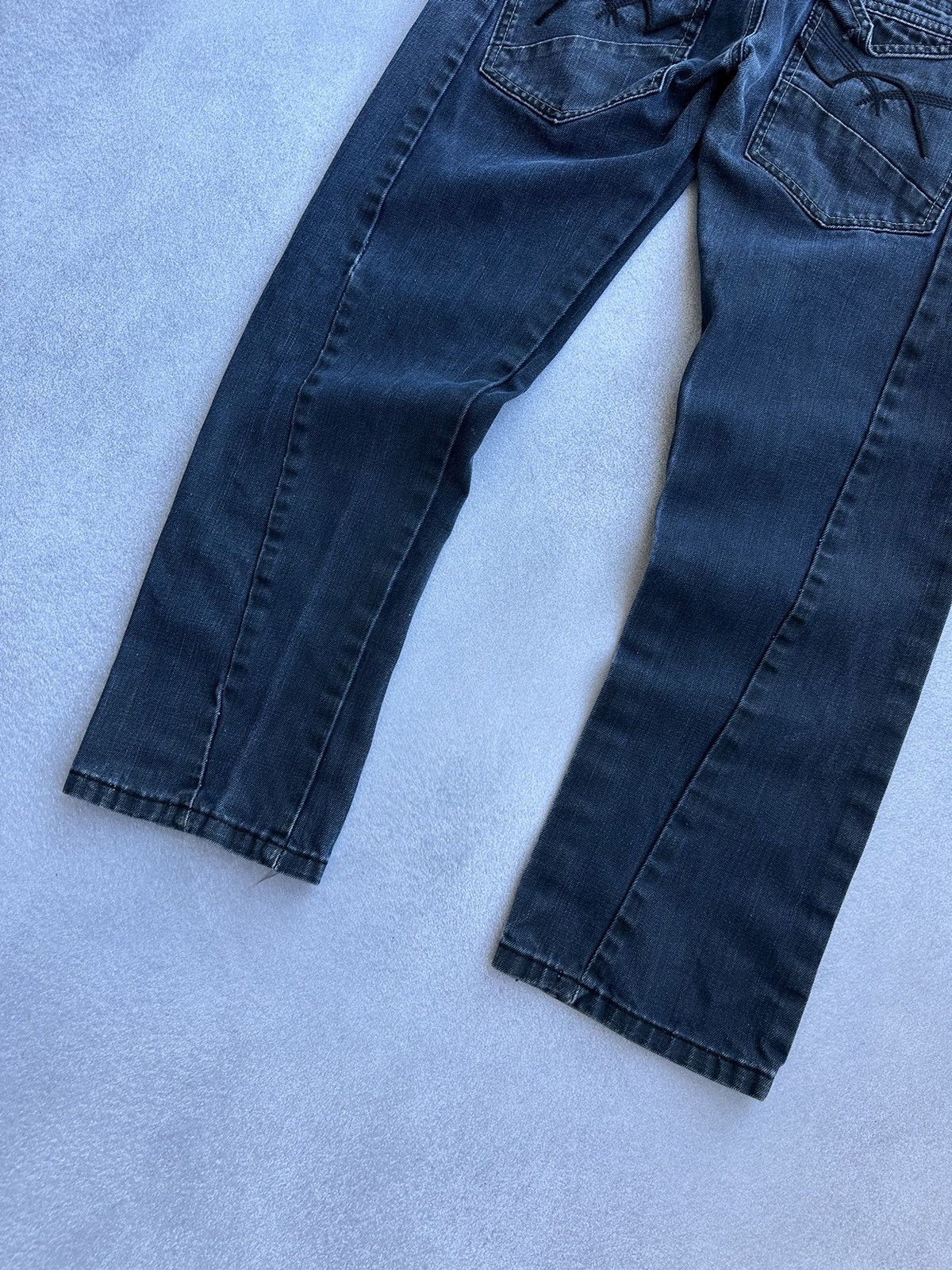 Ecko Unltd. × Vintage Vintage ECKo Unltd Buckle Back Japanese Jeans Size US 29 - 3 Thumbnail