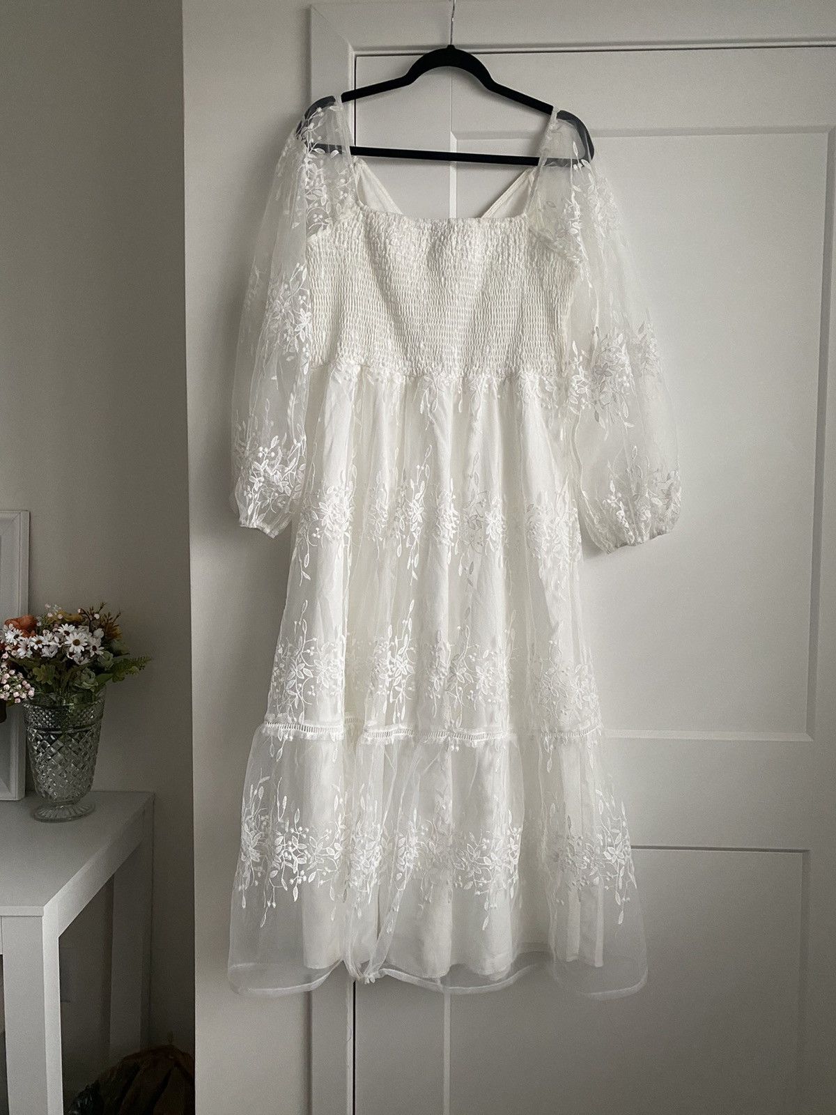 Other New Simplee Women’s Elegant Lantern Sleeve Ruffle HemDresses Size XL / US 12-14 / IT 48-50 - 10 Thumbnail