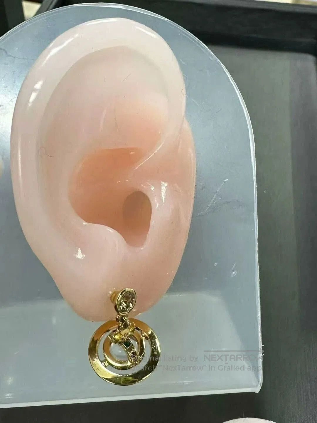Vivienne Westwood Vivienne Westwood Gold Saturn Orb Earrings. Size ONE SIZE - 4 Thumbnail